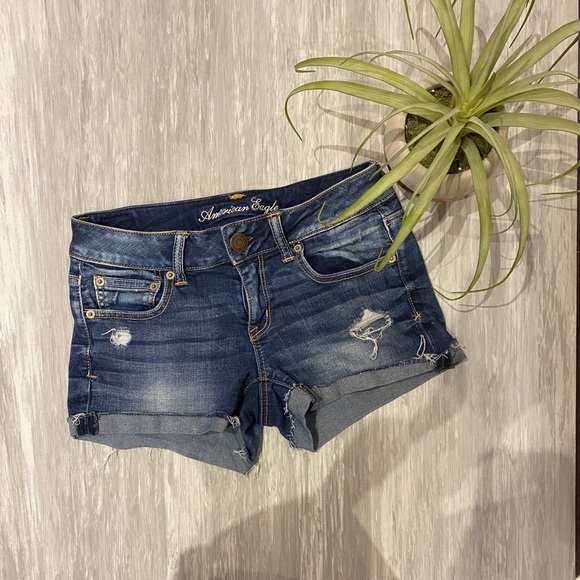 American eagle denim shorts